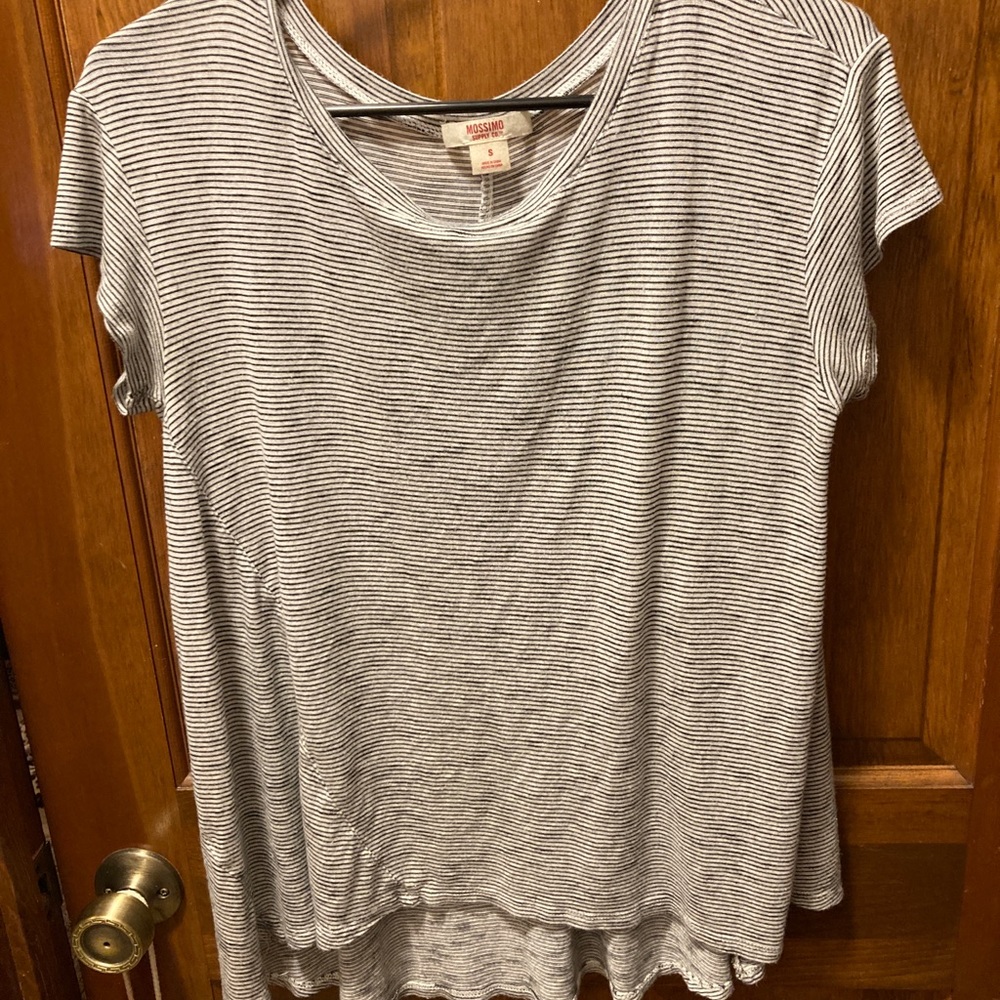 MOSSIMO Supply Co. striped casual blouse
